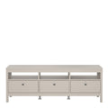 Madrid TV Unit 3 Drawers in Cashmere