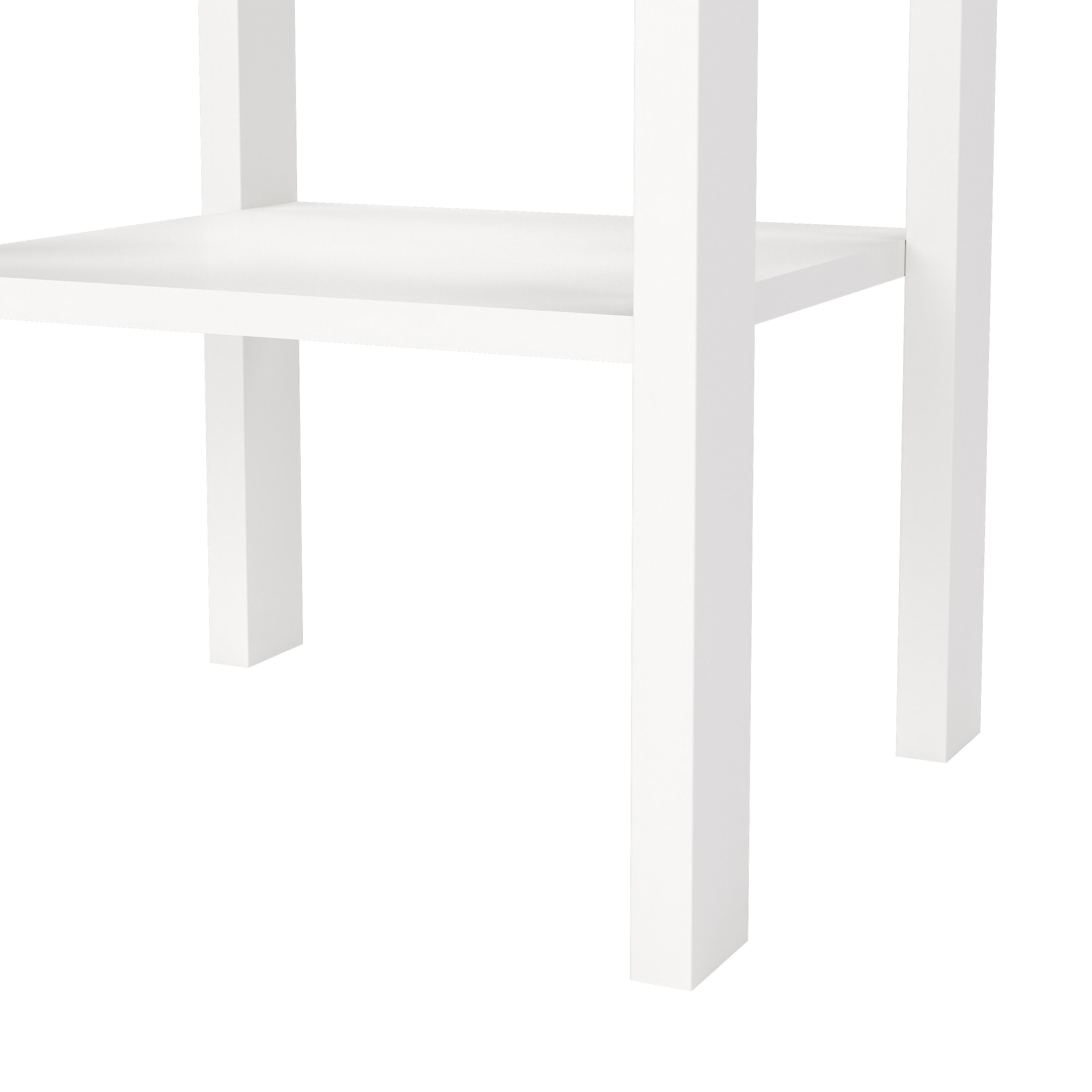 Madrid Bedside Table with 1 Drawer in Matt Black