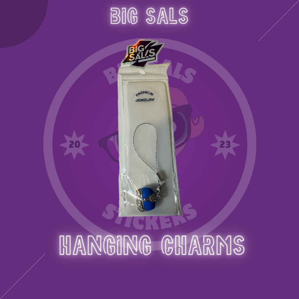 Big Sals Hanging Charms – Crystal Metal Bag, Phone & Accessory Charms (Limited Edition)