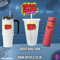 Big Sals × 3 Point of Articulation Drinkware Collection – Cold Cups, Thermal Cups & Flasks