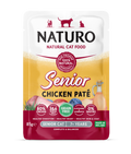 Naturo Cat Senior Chicken Paté Pouch 85g x  8