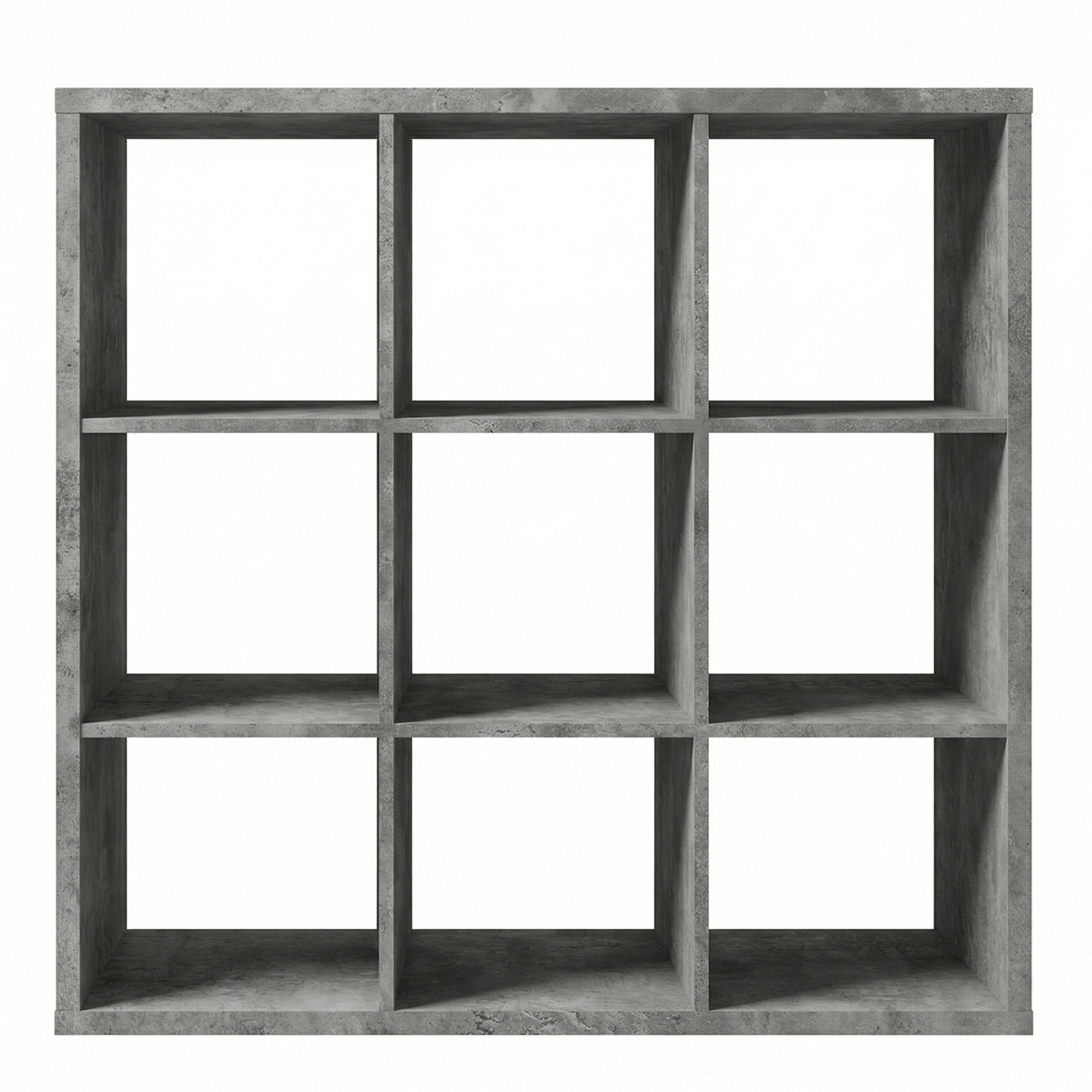 Mauro 3x3 Storage Unit in Concrete Grey