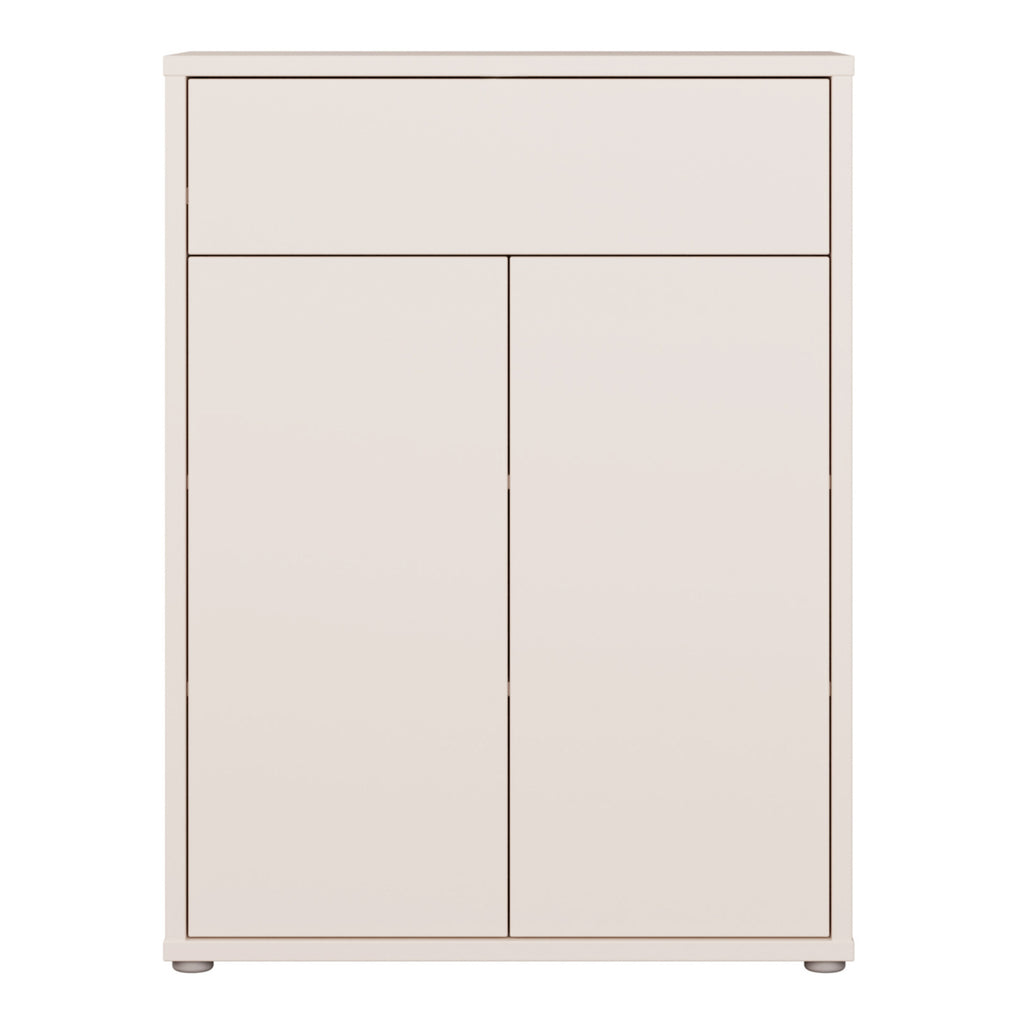 Alice Springs Shoe Cabinet with 2 Doors Push-to-Open & 1 Drawer Push-to-Open in Sand