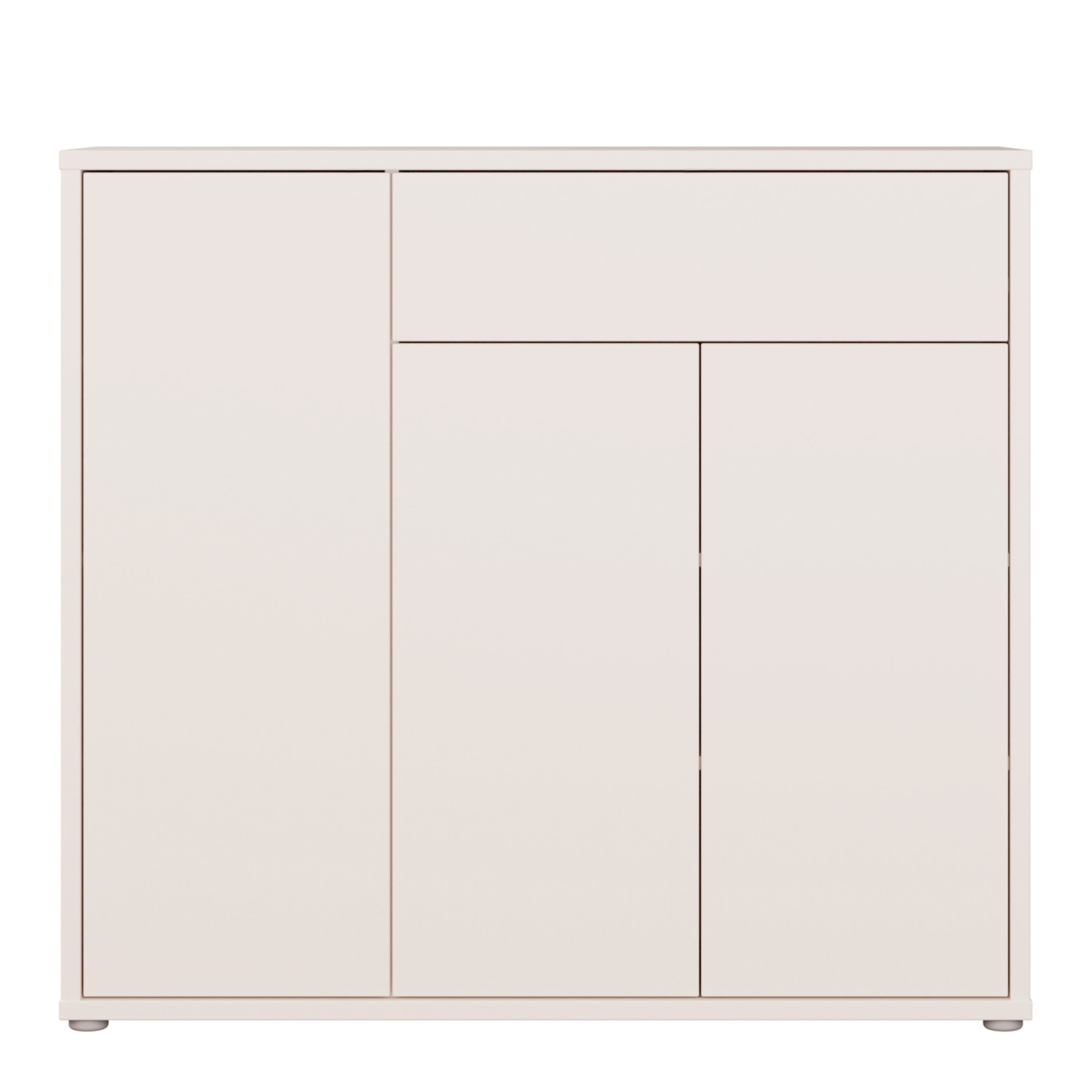 Alice Springs Shoe Cabinet with 3 Doors Push-to-Open & 1 Drawer Push-to-Open in Sand