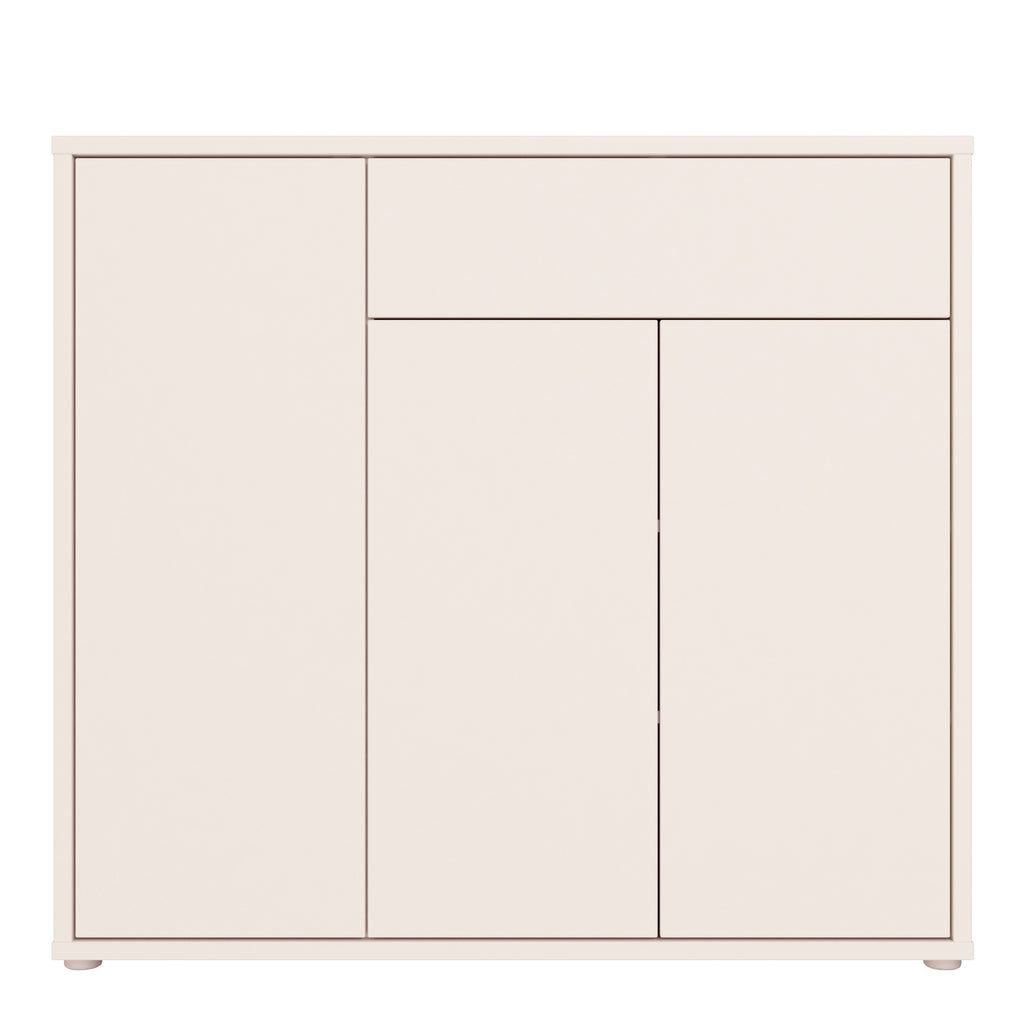 Alice Springs Sideboard with 3 Doors Push-to-Open & 1 Drawer Push-to-Open in Sand