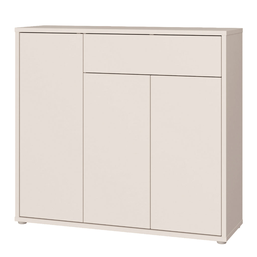 Alice Springs Sideboard with 3 Doors Push-to-Open & 1 Drawer Push-to-Open in Sand