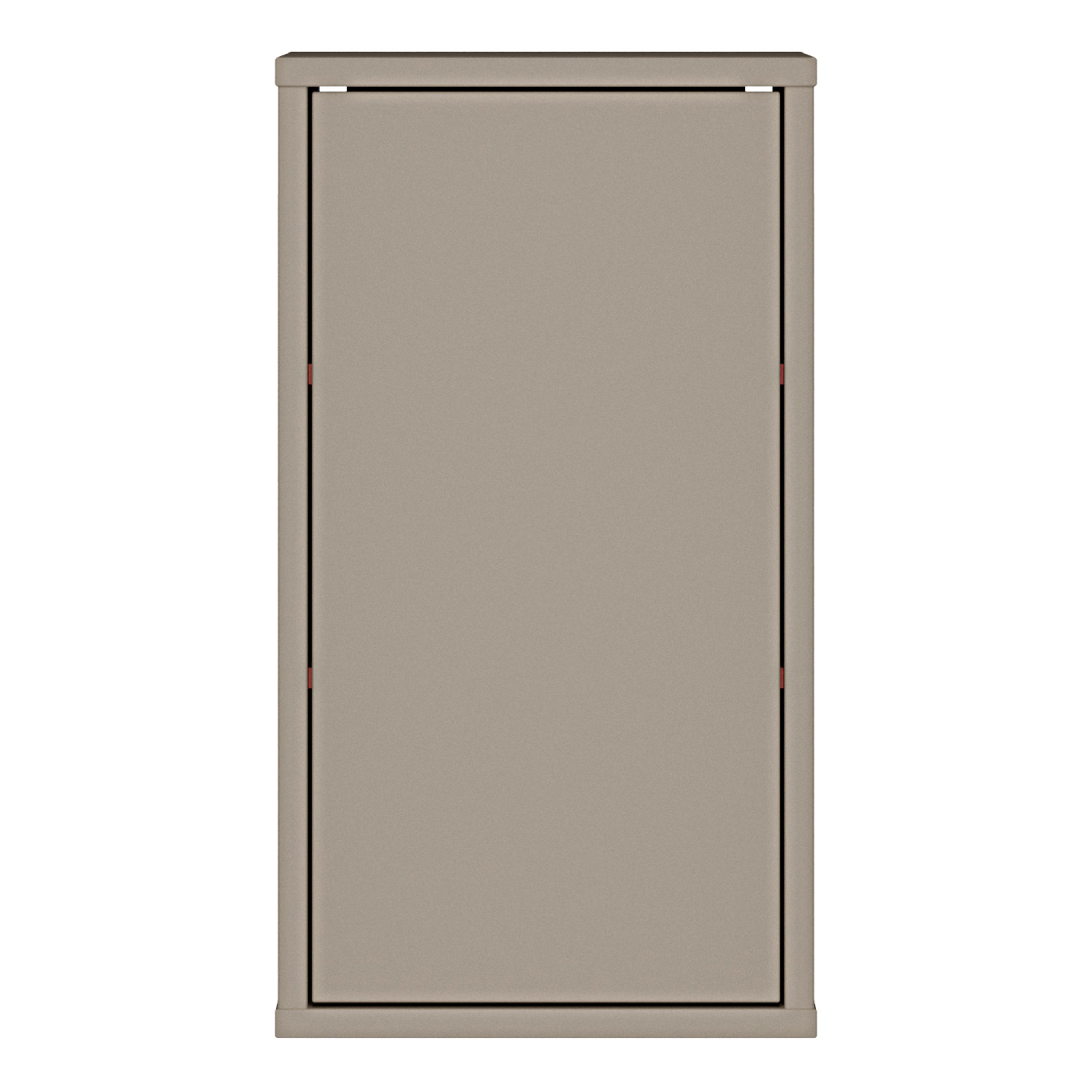 Alice Springs Hanging Storage Cupboard with 1 Door Push-to-Open in Taupe