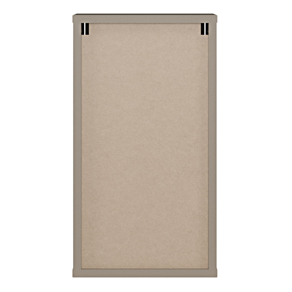 Alice Springs Hanging Storage Cupboard with 1 Door Push-to-Open in Taupe