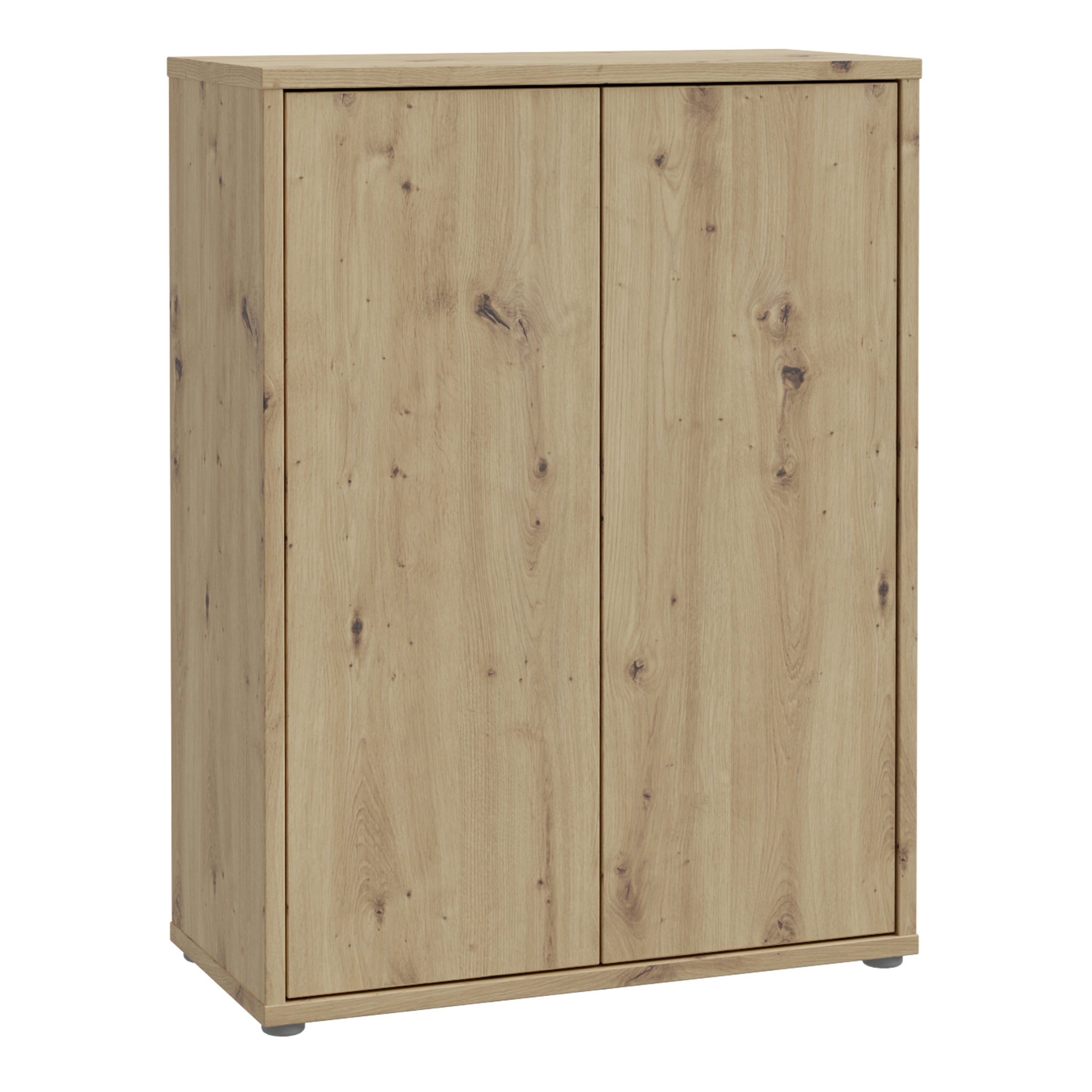 Alice Springs Shoe Cabinet with 2 Doors Push-to-Open in Artisan Oak