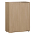 Alice Springs Shoe Cabinet with 2 Doors Push-to-Open in Elegancia Oak