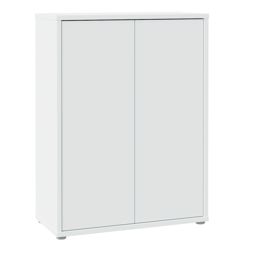 Alice Springs Shoe Cabinet with 2 Doors Push-to-Open in Light Grey