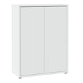 Alice Springs Shoe Cabinet with 2 Doors Push-to-Open in Light Grey
