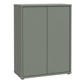 Alice Springs Shoe Cabinet with 2 Doors Push-to-Open in Sage Green