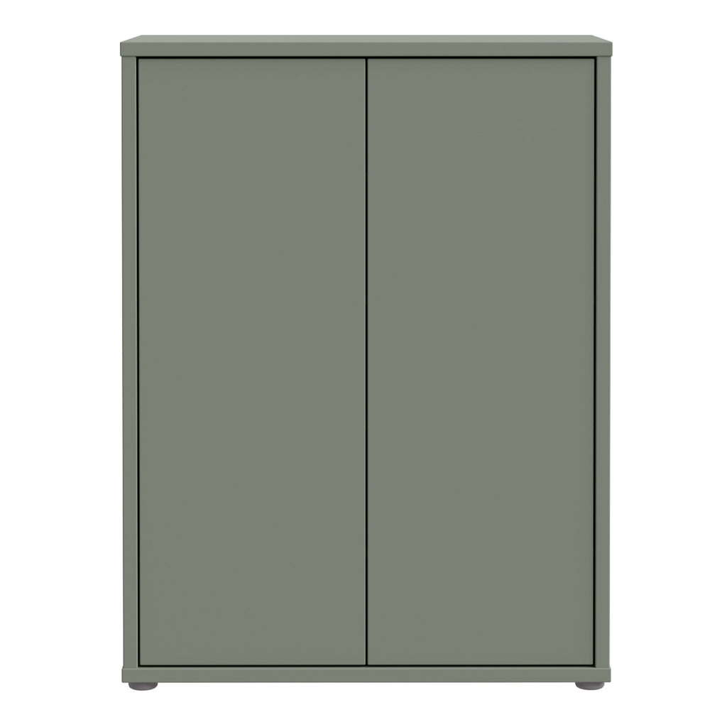 Alice Springs Shoe Cabinet with 2 Doors Push-to-Open in Sage Green