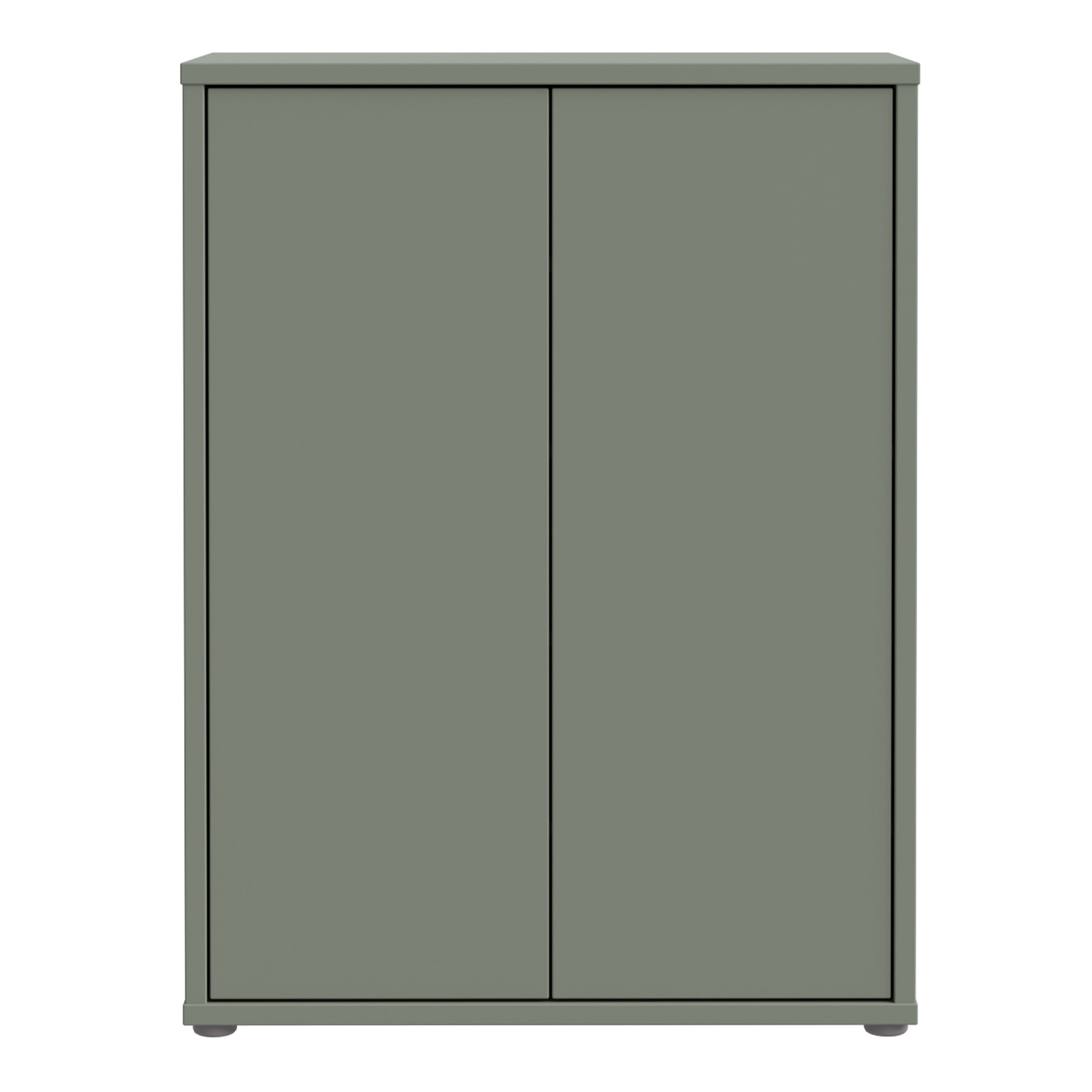 Alice Springs Shoe Cabinet with 2 Doors Push-to-Open in Sage Green