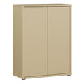 Alice Springs Shoe Cabinet with 2 Doors Push-to-Open in Butter Yellow