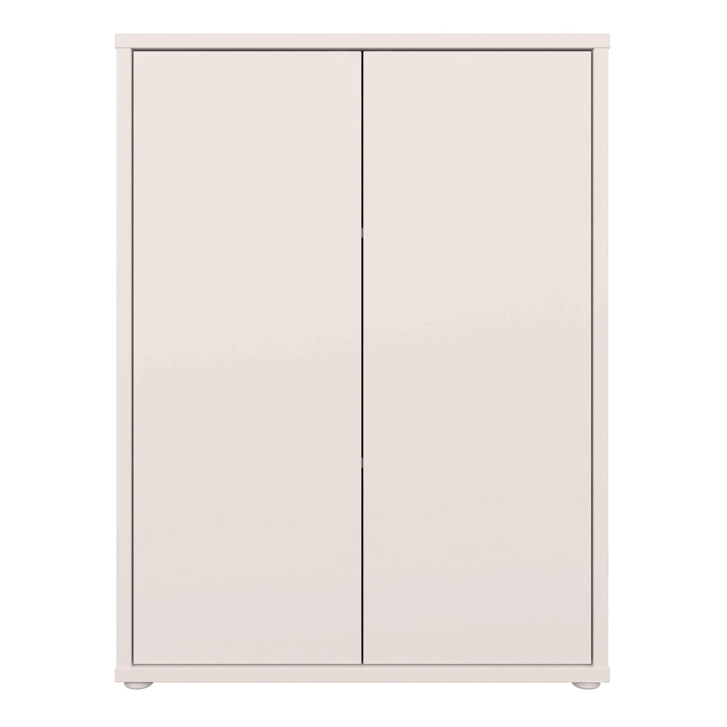 Alice Springs Tall 2 Door Cupboard with Push-to-Open Doors in Sand
