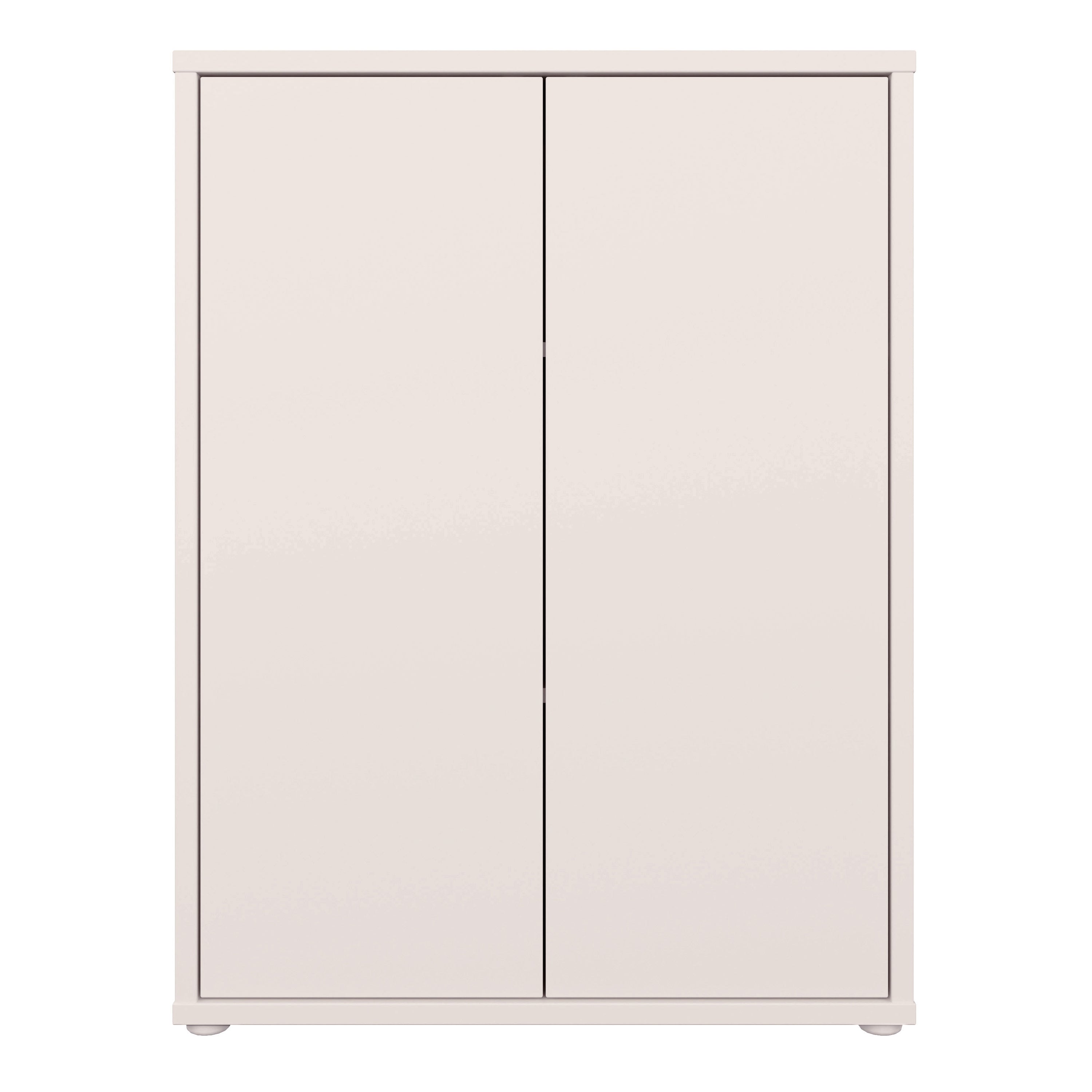 Alice Springs Tall 2 Door Cupboard with Push-to-Open Doors in Sand