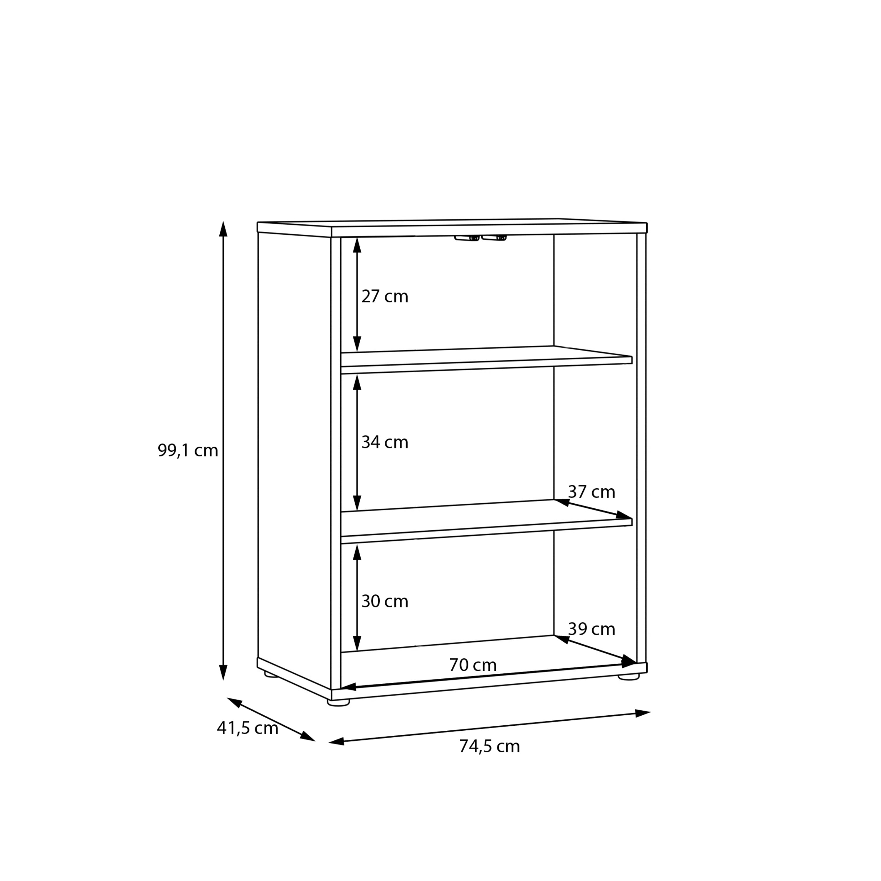 Alice Springs Tall 2 Door Cupboard with Push-to-Open Doors in Butter Yellow