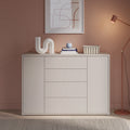 Alice Springs Wide Sideboard with 4 Drawers & 2 Doors with Push-to-Open in Sand