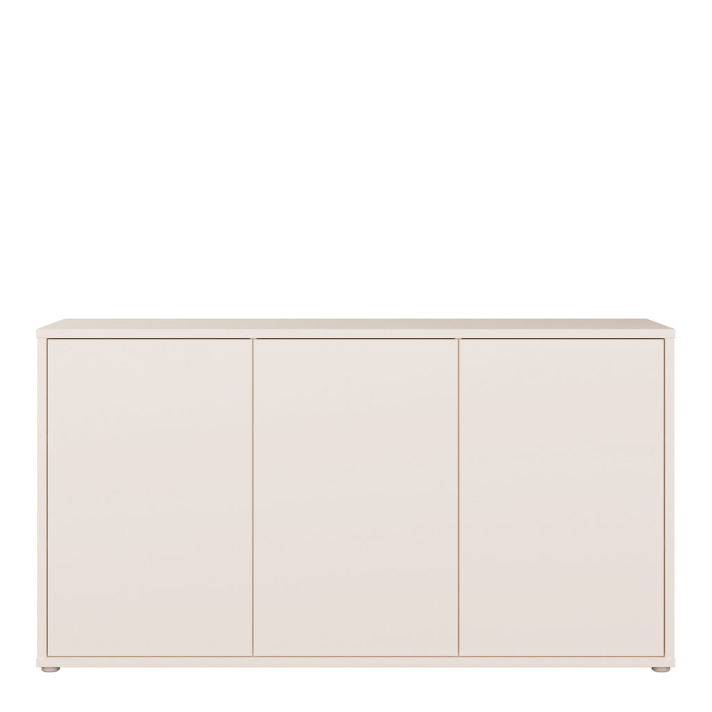 Alice Springs 3 Door Sideboard with Push-to-Open Doors and Drawer in Sand