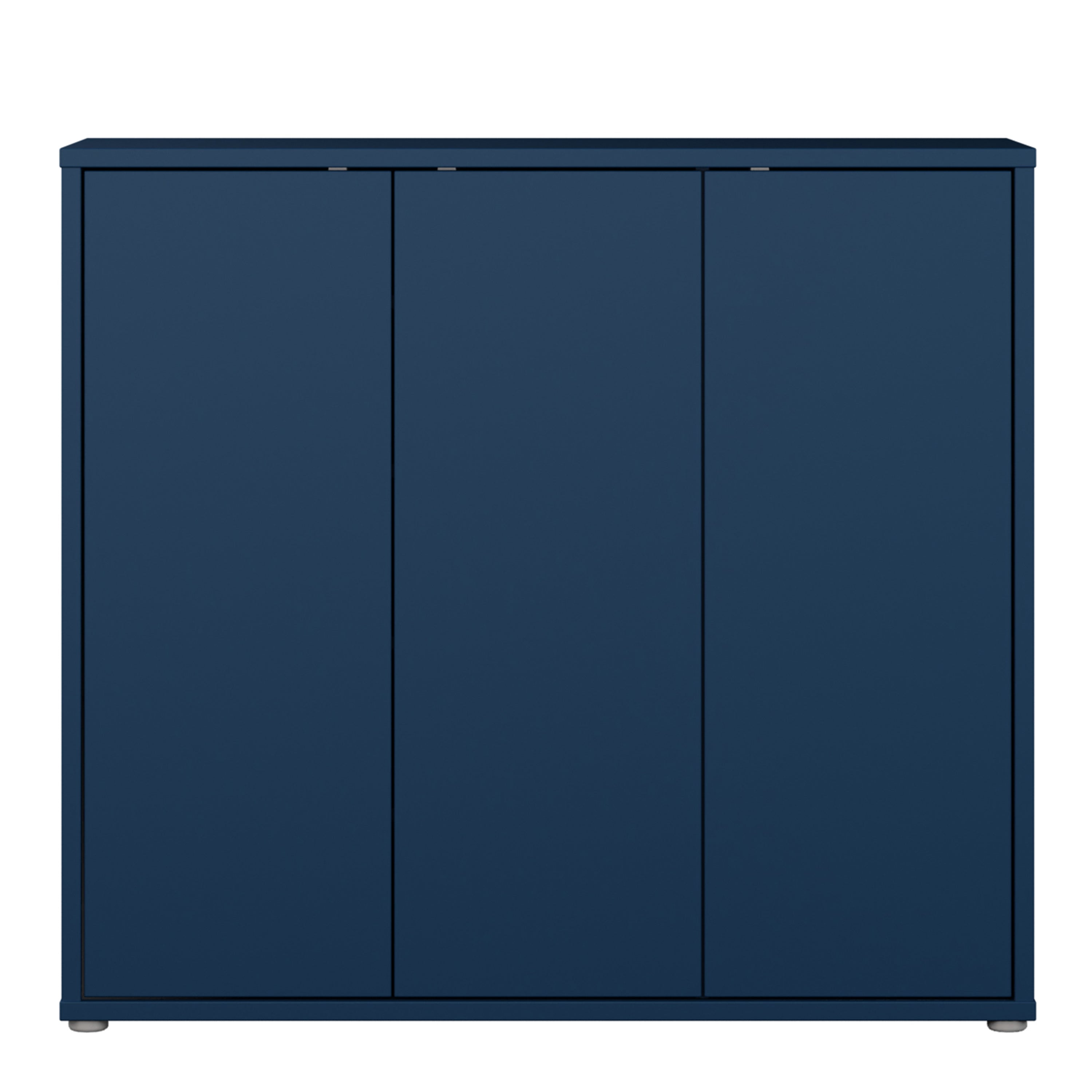 Alice Springs Shoe Cabinet with 3 Doors Push-to-Open in Night Blue