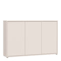 Alice Springs 3 Door Sideboard with Push-to-Open Doors in Sand