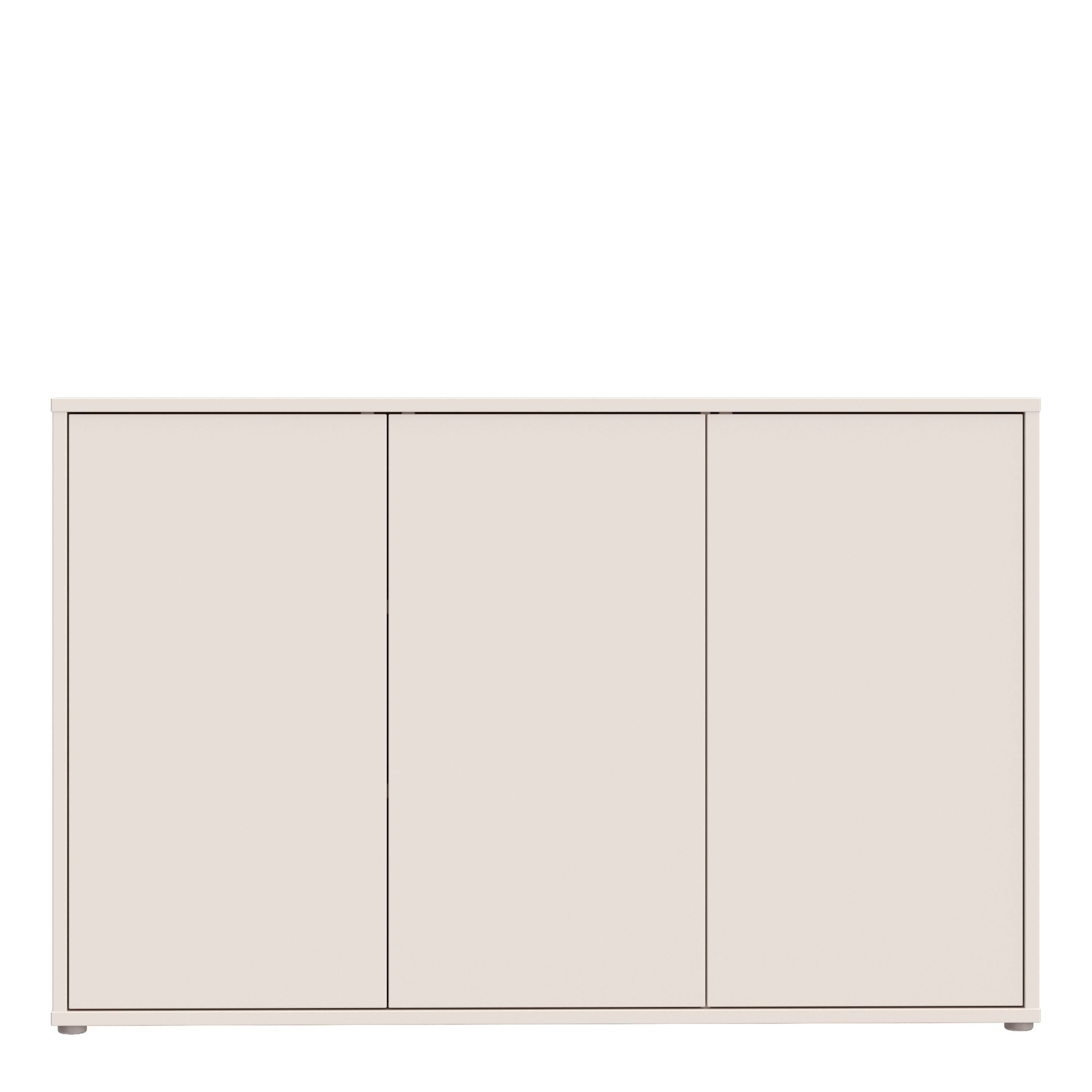 Alice Springs 3 Door Sideboard with Push-to-Open Doors in Sand