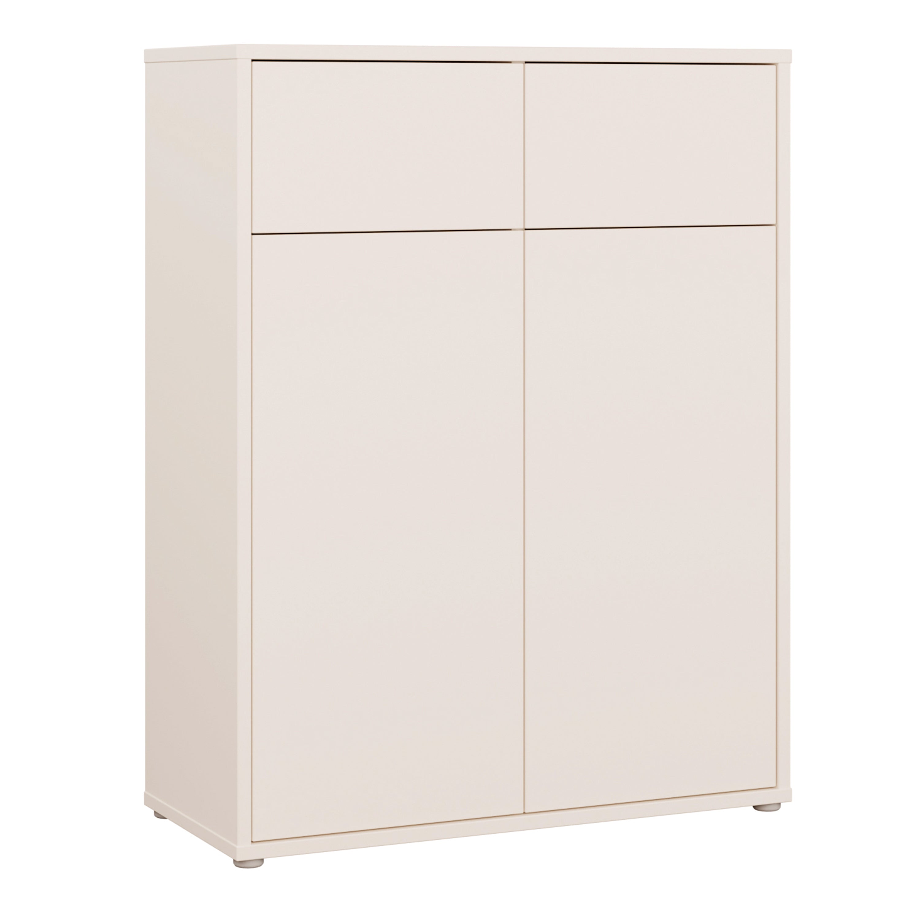 Alice Springs Storage Cabinet with 2 Doors & 2 Drawers with Push-to-Open in Sand