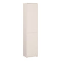 Alice Springs Narrow Tall Cupboard with 2 Push-to-Open Doors in Sand