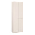 Alice Springs 4 Door Tall Storage Cabinet with Push-to-Open Doors in Sand