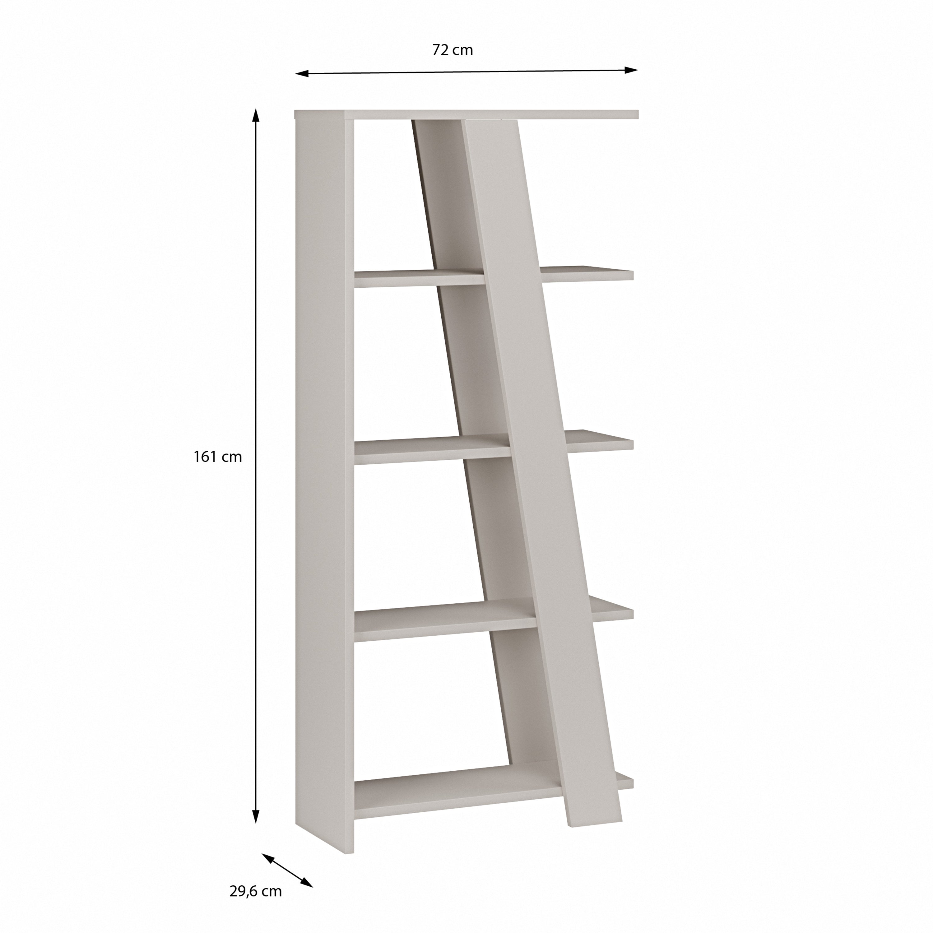 Natta 5-Tier Shelving Unit in Sand