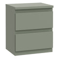 Edmore 2 Drawer Bedside Table in Sage Green