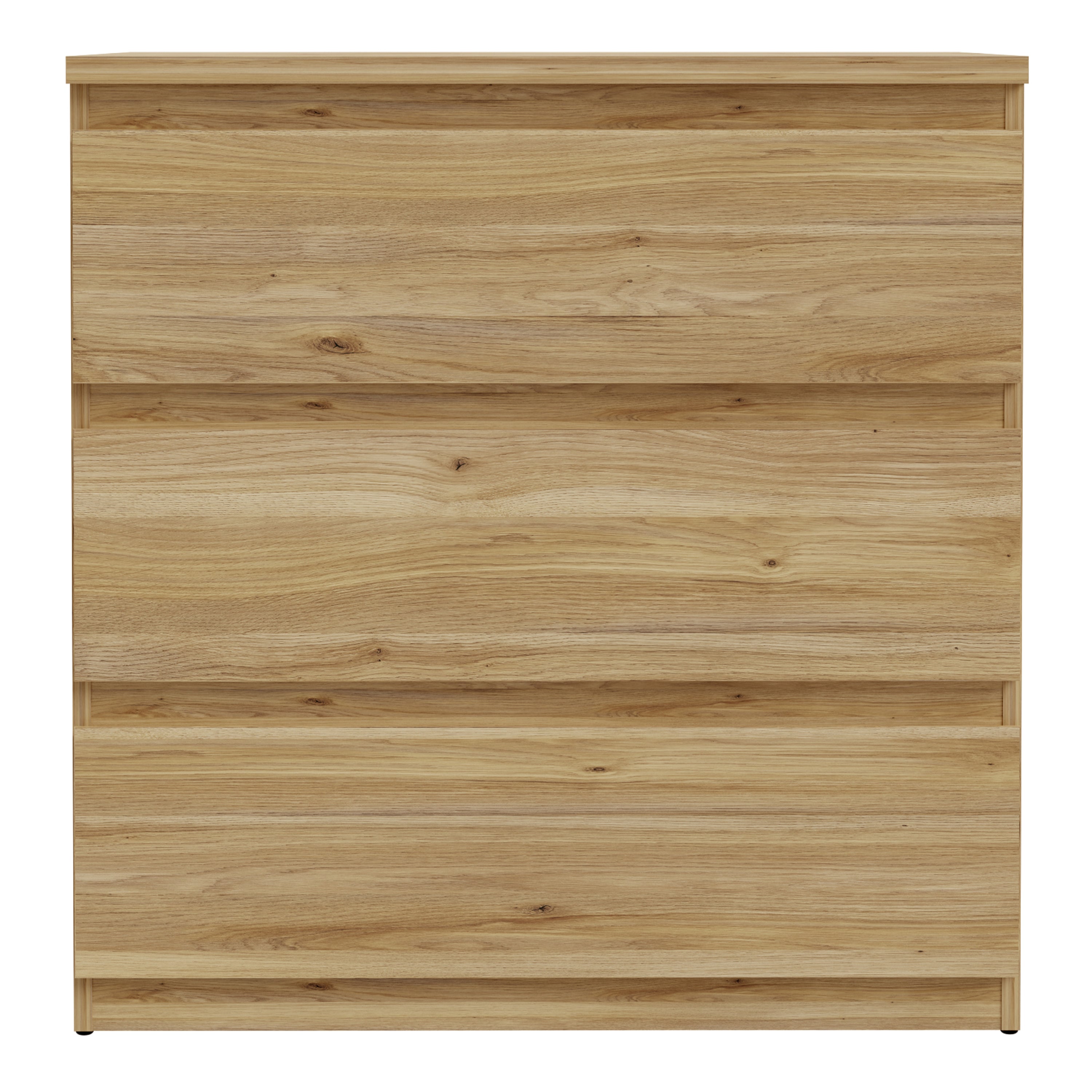 Edmore 3 Drawer Chest in Mauvella Oak