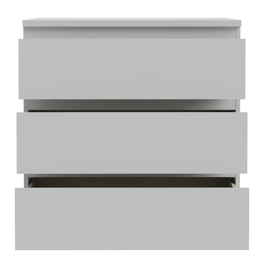 Edmore 3 Drawer Chest in Light Grey