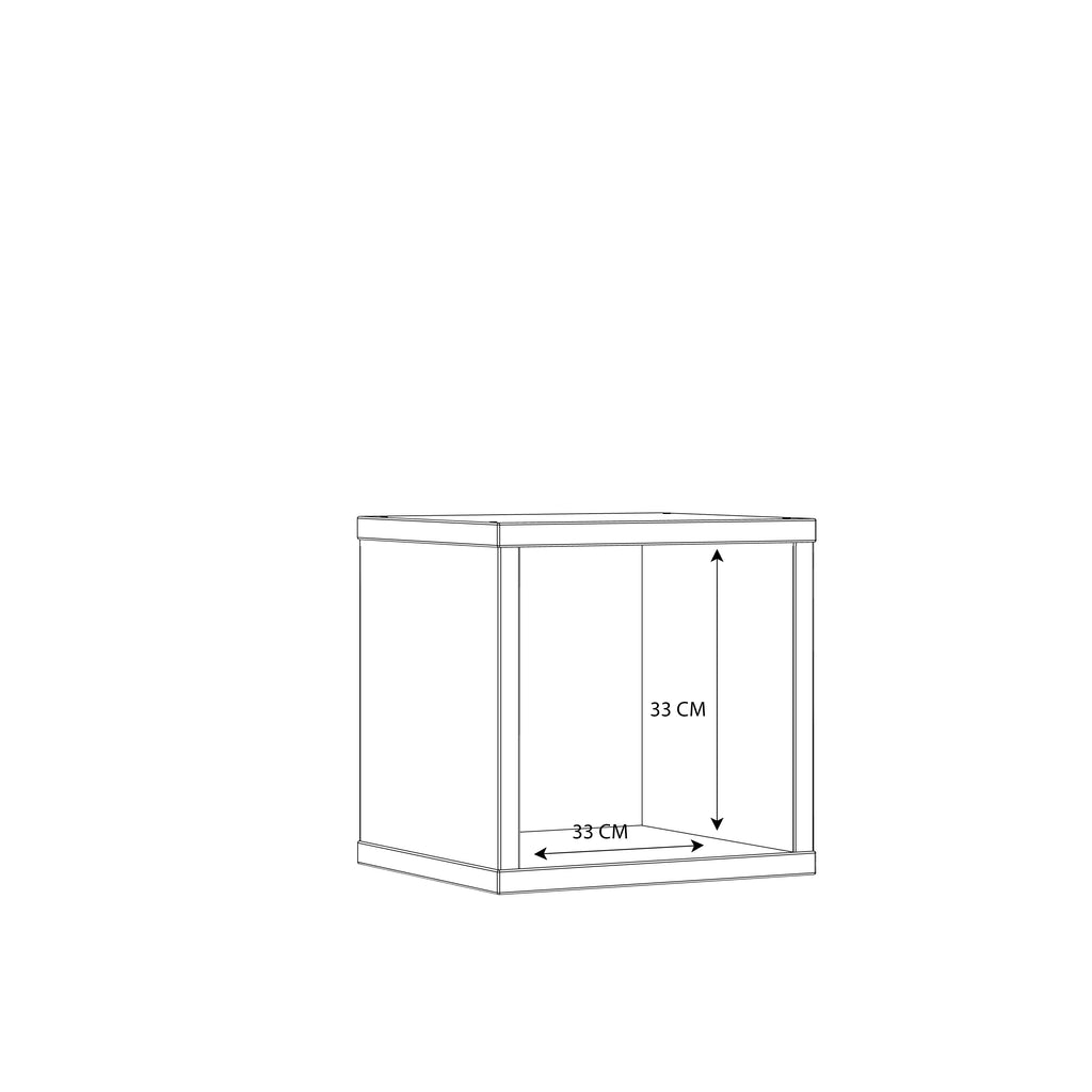 Mauro Singular Storage Unit in Terracotta