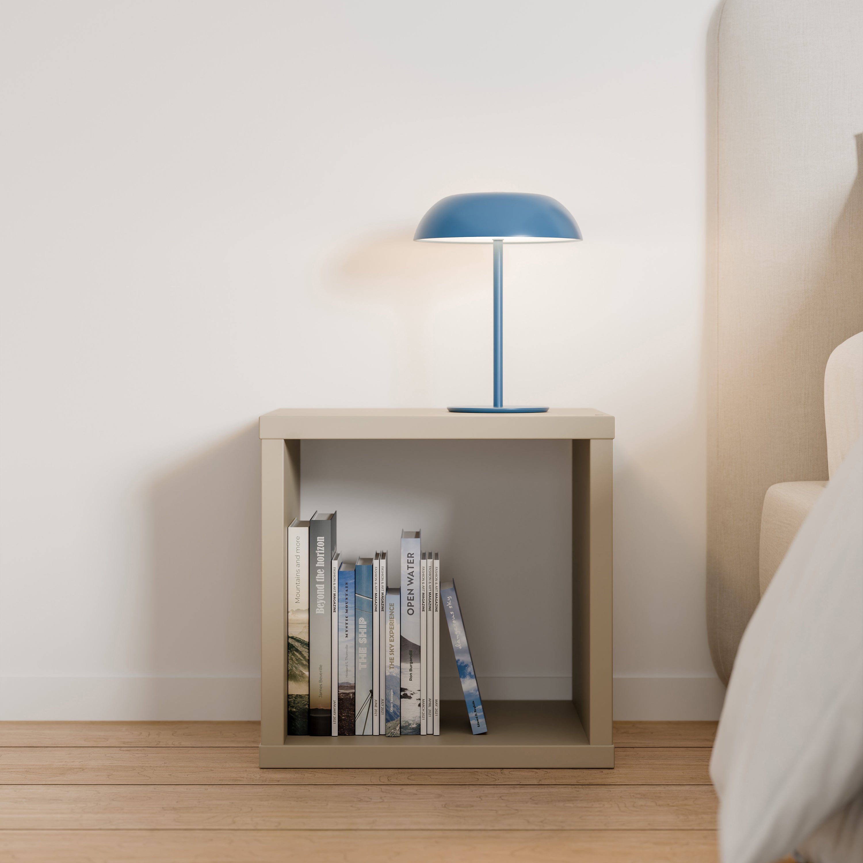 Mauro Singular Storage Unit in Taupe