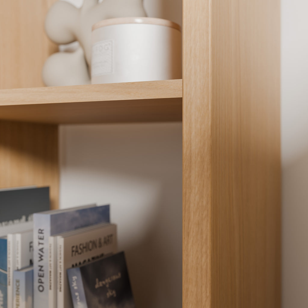 Mauro 1 Shelf Storage Unit in Elegancia Oak