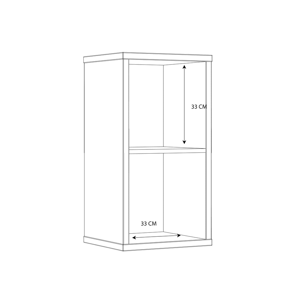 Mauro 1 Shelf Storage Unit in Sage Green