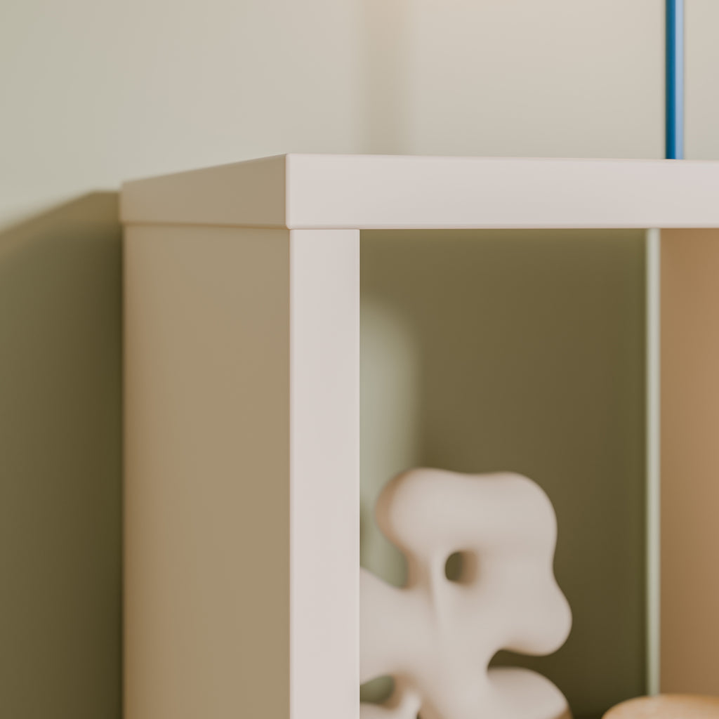 Mauro 1 Shelf Storage Unit in Sand