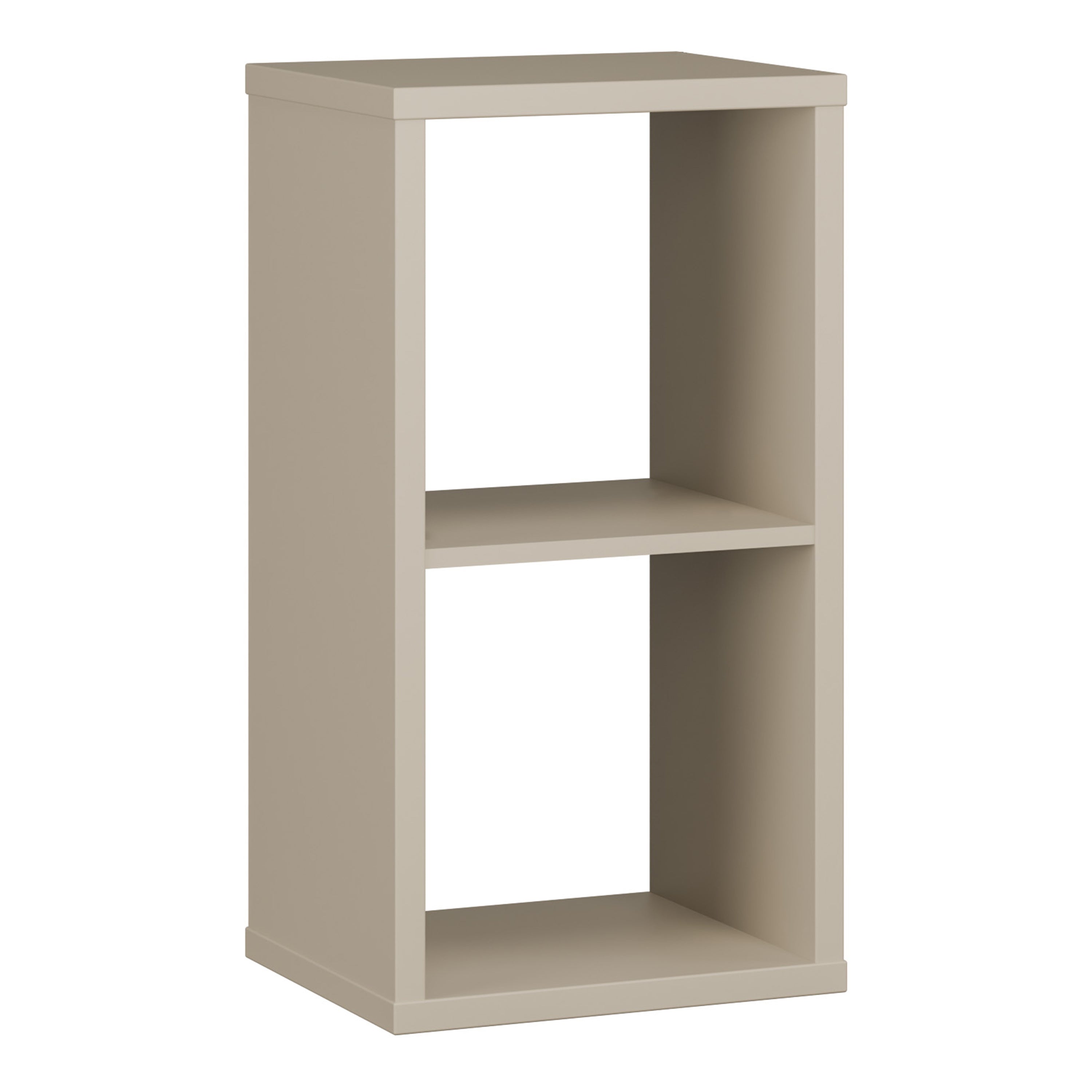 Mauro 1 Shelf Storage Unit in Taupe