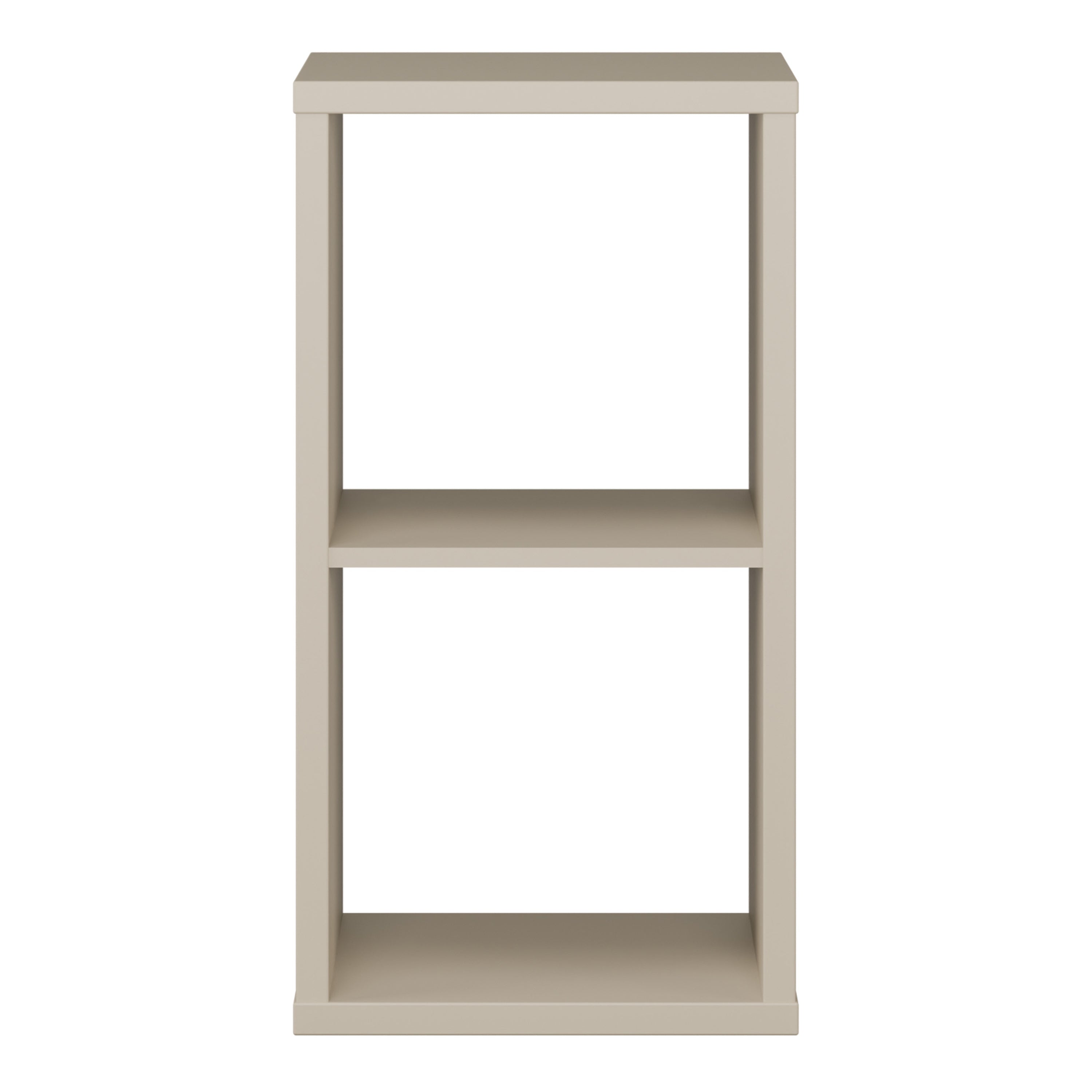 Mauro 1 Shelf Storage Unit in Taupe