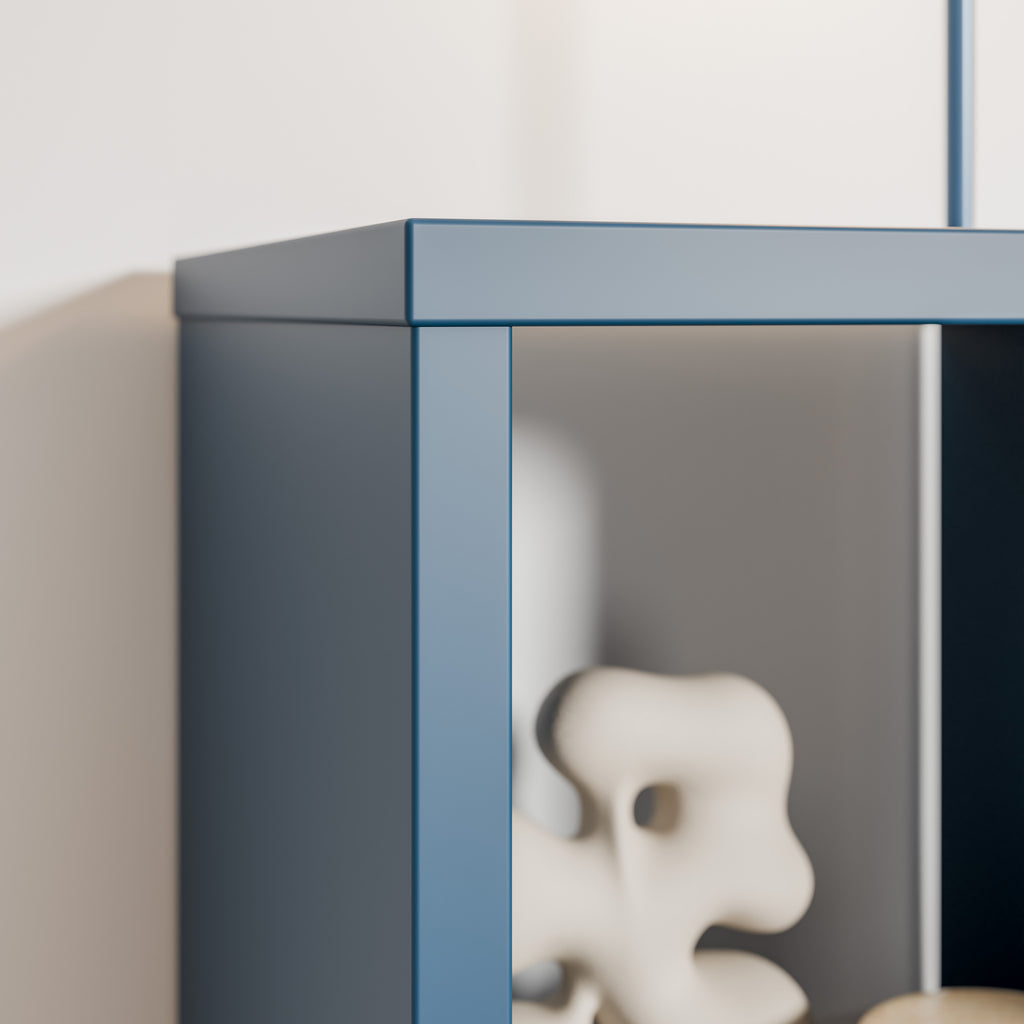 Mauro 1 Shelf Storage Unit in Blue