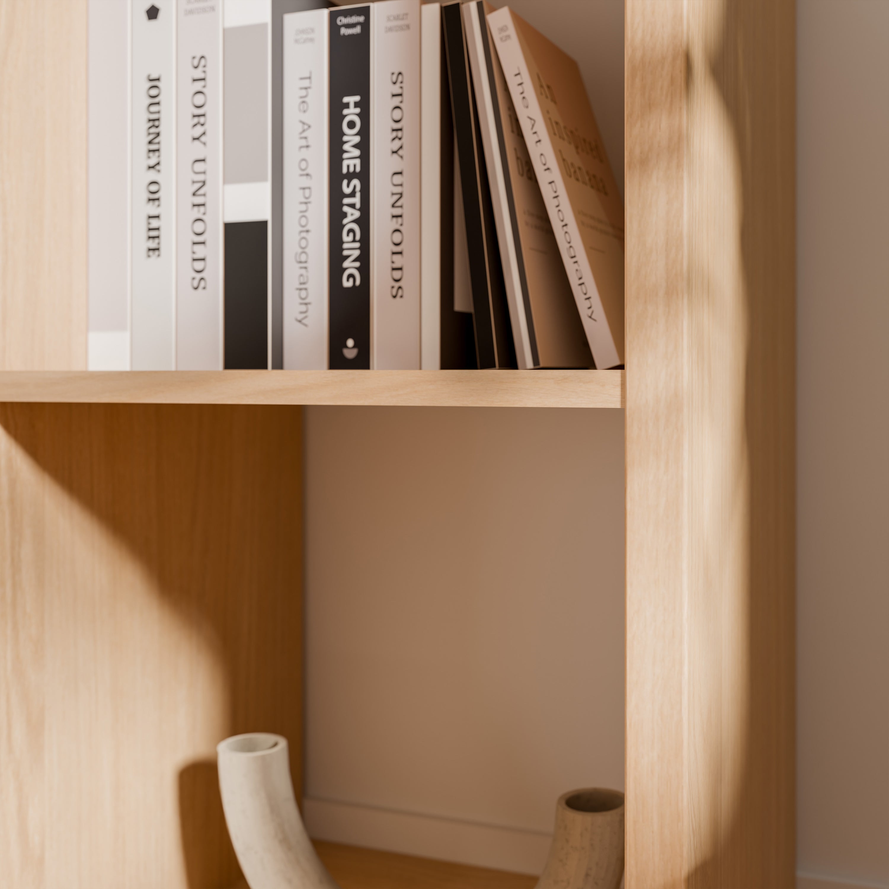 Mauro 2x2 Storage Unit in Elegancia Oak