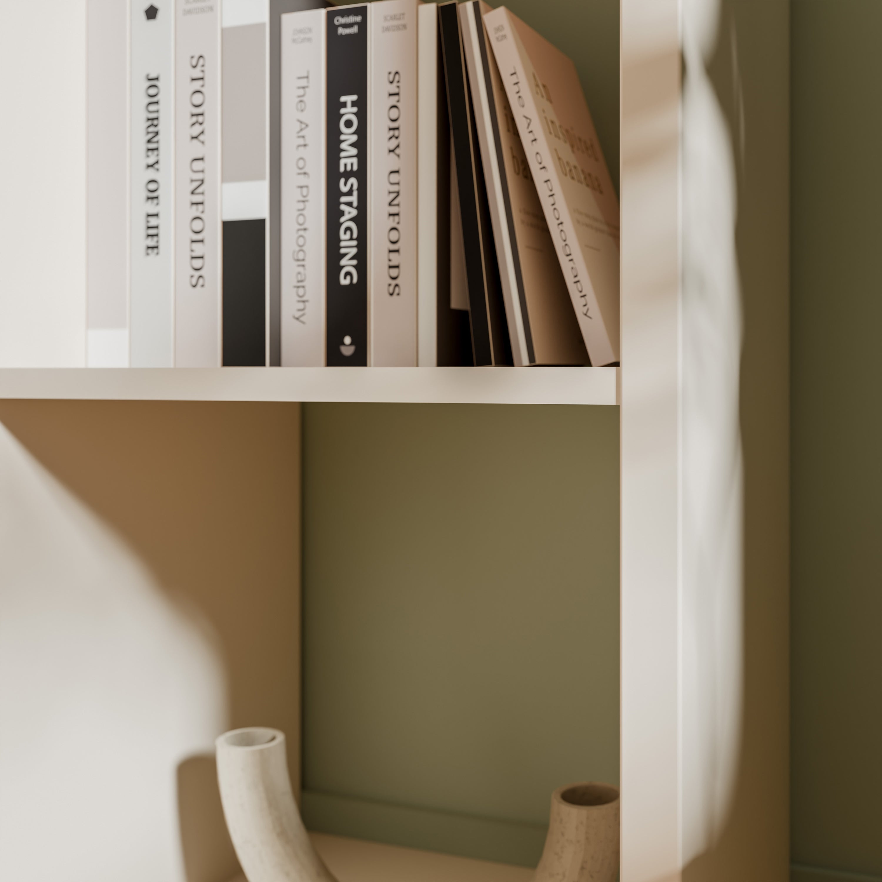 Mauro 2x2 Storage Unit in Sand