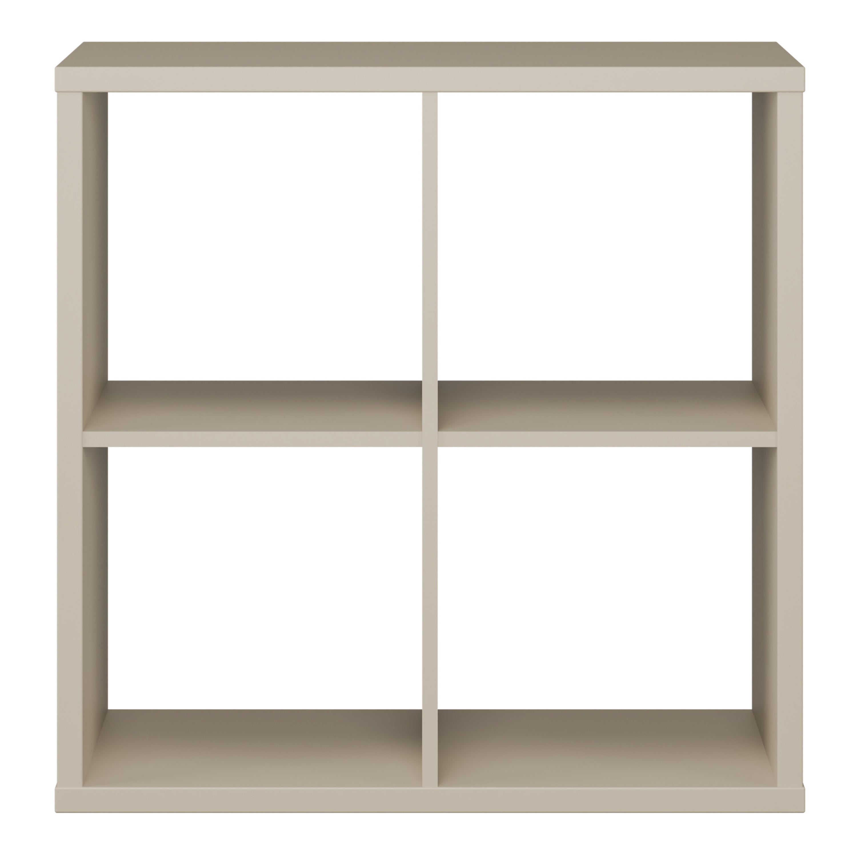 Mauro 2x2 Storage Unit in Taupe