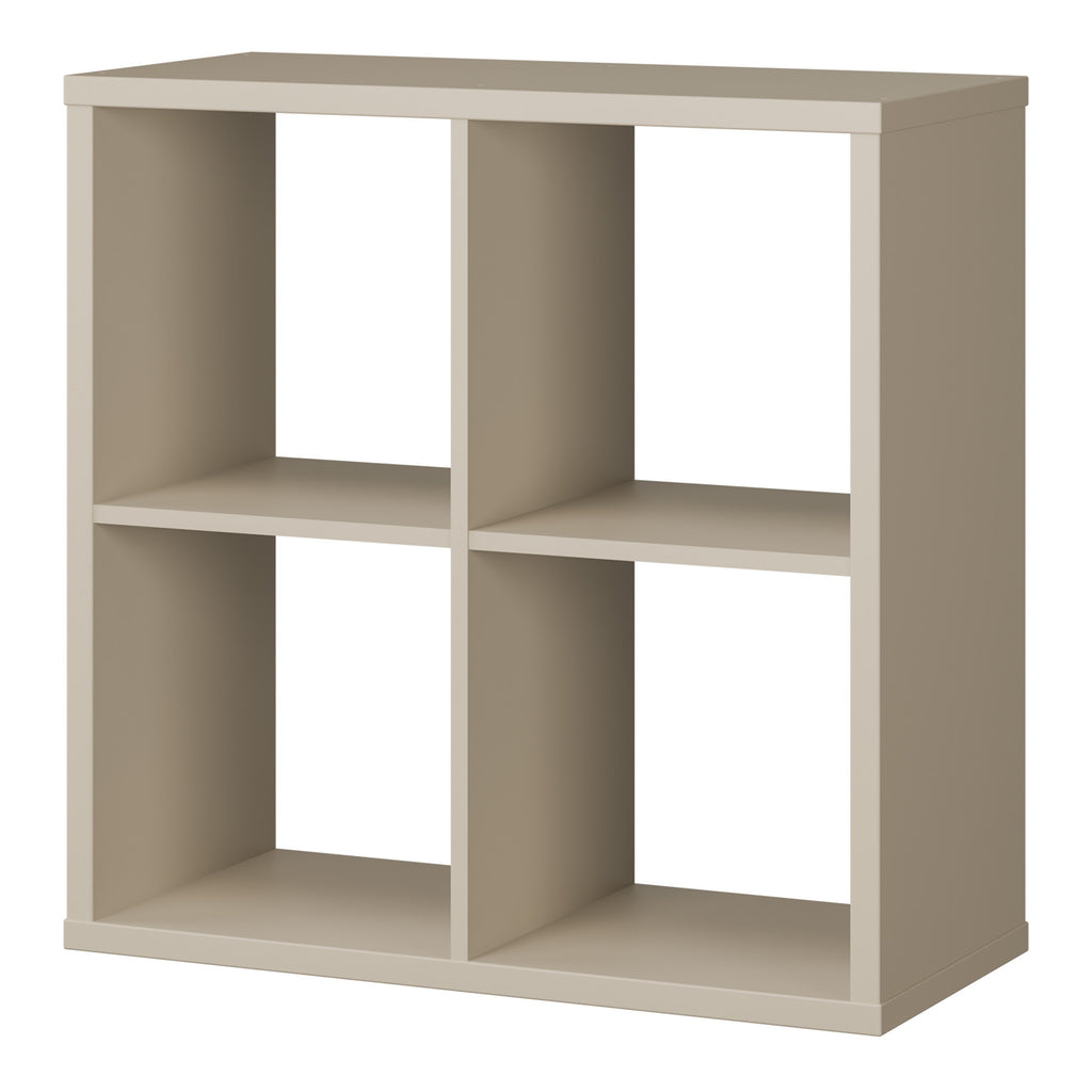 Mauro 2x2 Storage Unit in Taupe