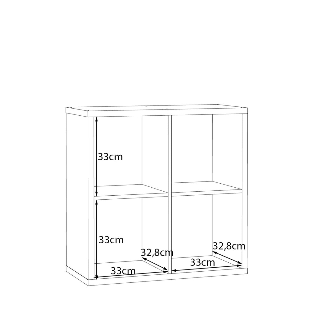 Mauro 2x2 Storage Unit in Blue