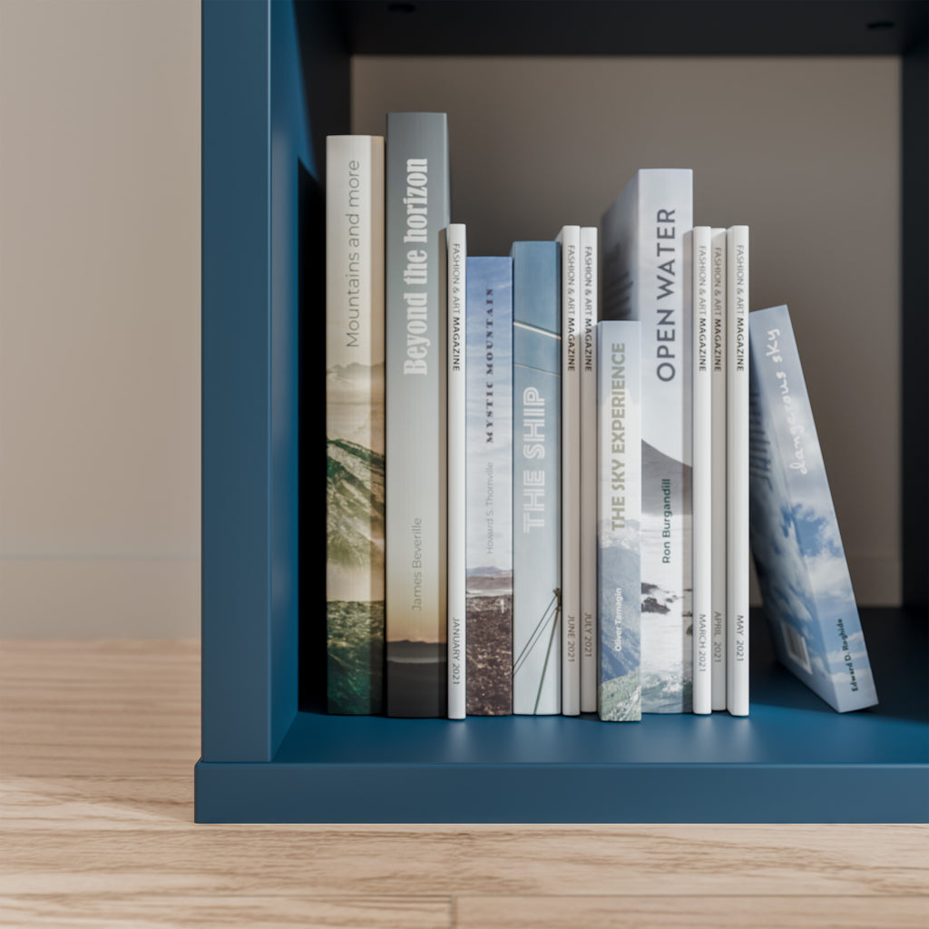 Mauro 2x2 Storage Unit in Blue