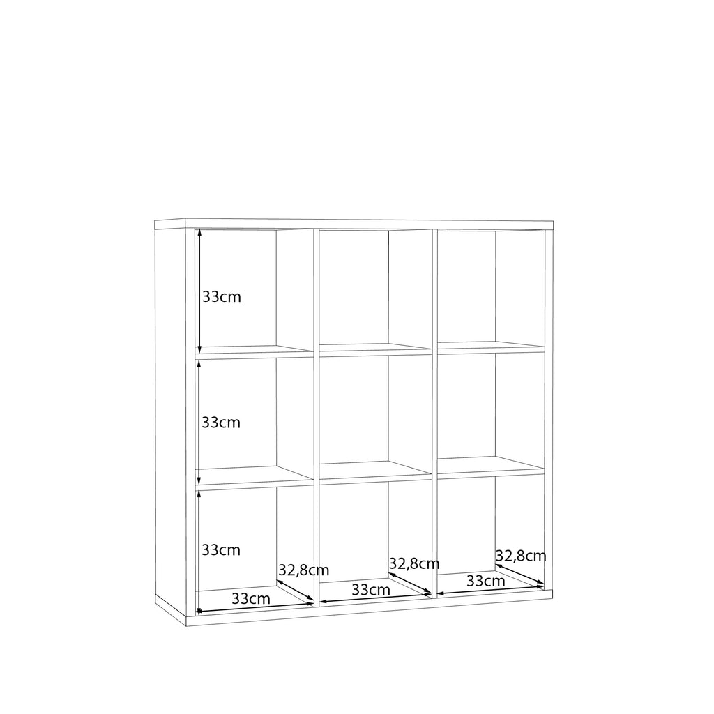 Mauro 3x3 Storage Unit in Sage Green